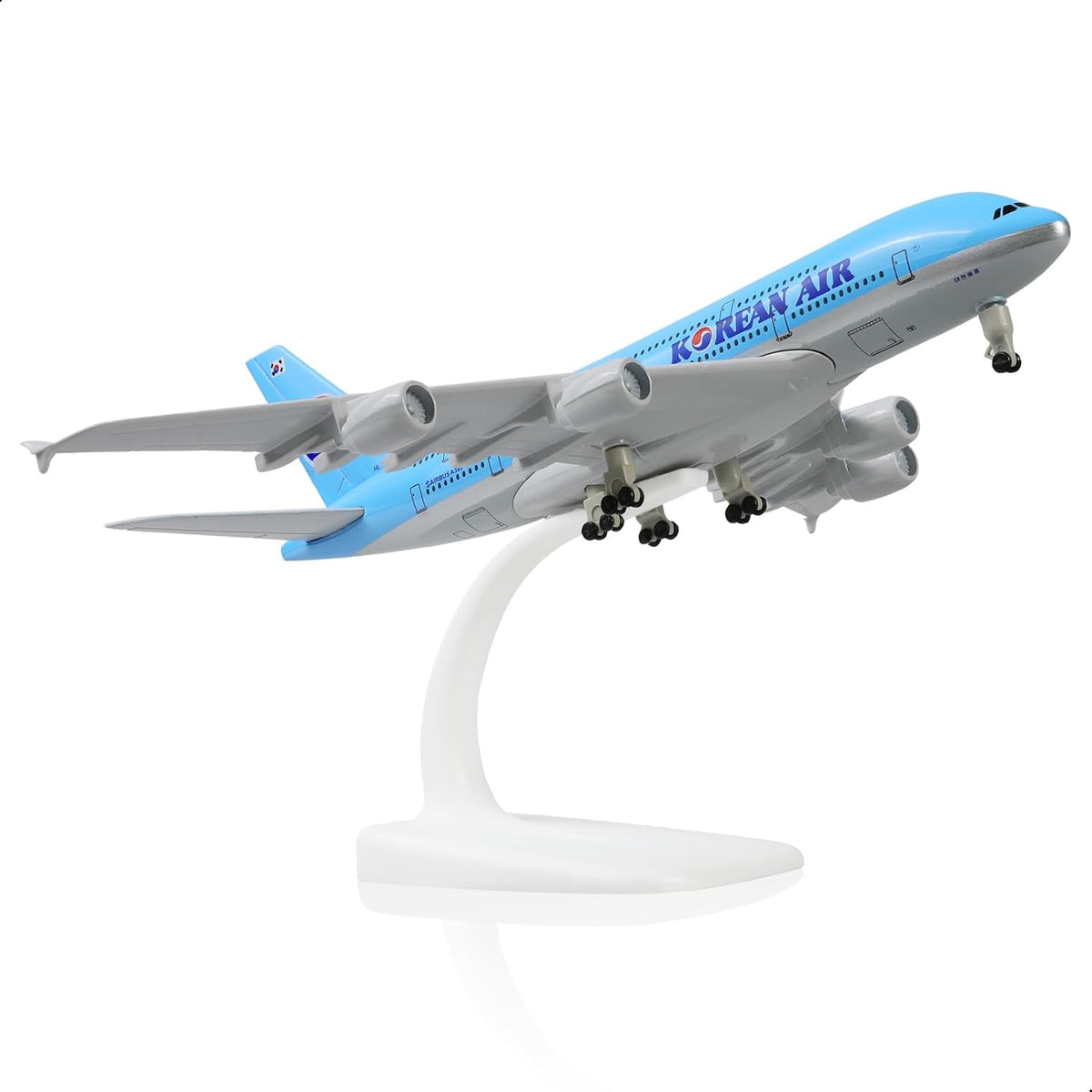A380 France 1/300 Die-cast Metal Airplane Model Sky Jumbo – Fun for Kids & Family - E. Korean Air