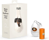 TUG Dog Waste Bag Dispenser - 17 Count (Pack of 1) / White