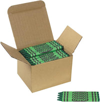 Lucky Art white crayons bulk refill pack, 80 regular size wrapped crayons - view 6