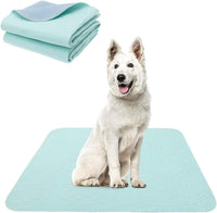 Washable Pee Pads for Dogs, Nonslip and Leak-Proof Dog Pee Pads - Turquoise / 36" x 41" (2 Pack)