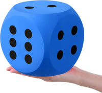 Shappy 6 Inch Foam Dice Big Dice Jumbo Large Cube, 1 Pc - Blue / 1