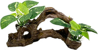 Fish Tank Decorations Aquarium Decor Ornaments Betta Silk Leaf pad - Type-e
