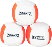 Zeekio Lunar set of 3 UV reactive six-panel juggling balls - view 5