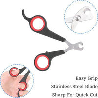 Cat Nail Clipper, Cat Nail Trimmers Cat Claw Clippers Small Dog Nail Clippers Bird Nail Scissors Stainless Steel Parrot Cage Essential Grooming Accessory for Small Animals Ferrets Bunny Rabbit Puppy