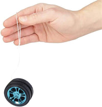 ArtCreativity 12 pack of colorful 2 inch wheel design plastic yo-yos for kids - view 4