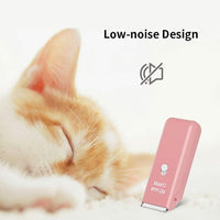 Dog Clippers,Quiet Washable USB Rechargeable Cordless Dog Grooming Kit,Electric Pets Hair Trimmers - Pink Clipper - image 4