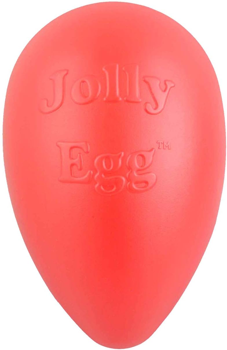 Jolly Pets Jolly Egg Herding Dog Toy - Medium (8 in) / Red