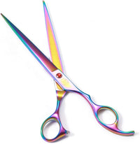Professional Dog Grooming Scissors Set - 8 Inch (Pack of 5) / Rainbow - image 3