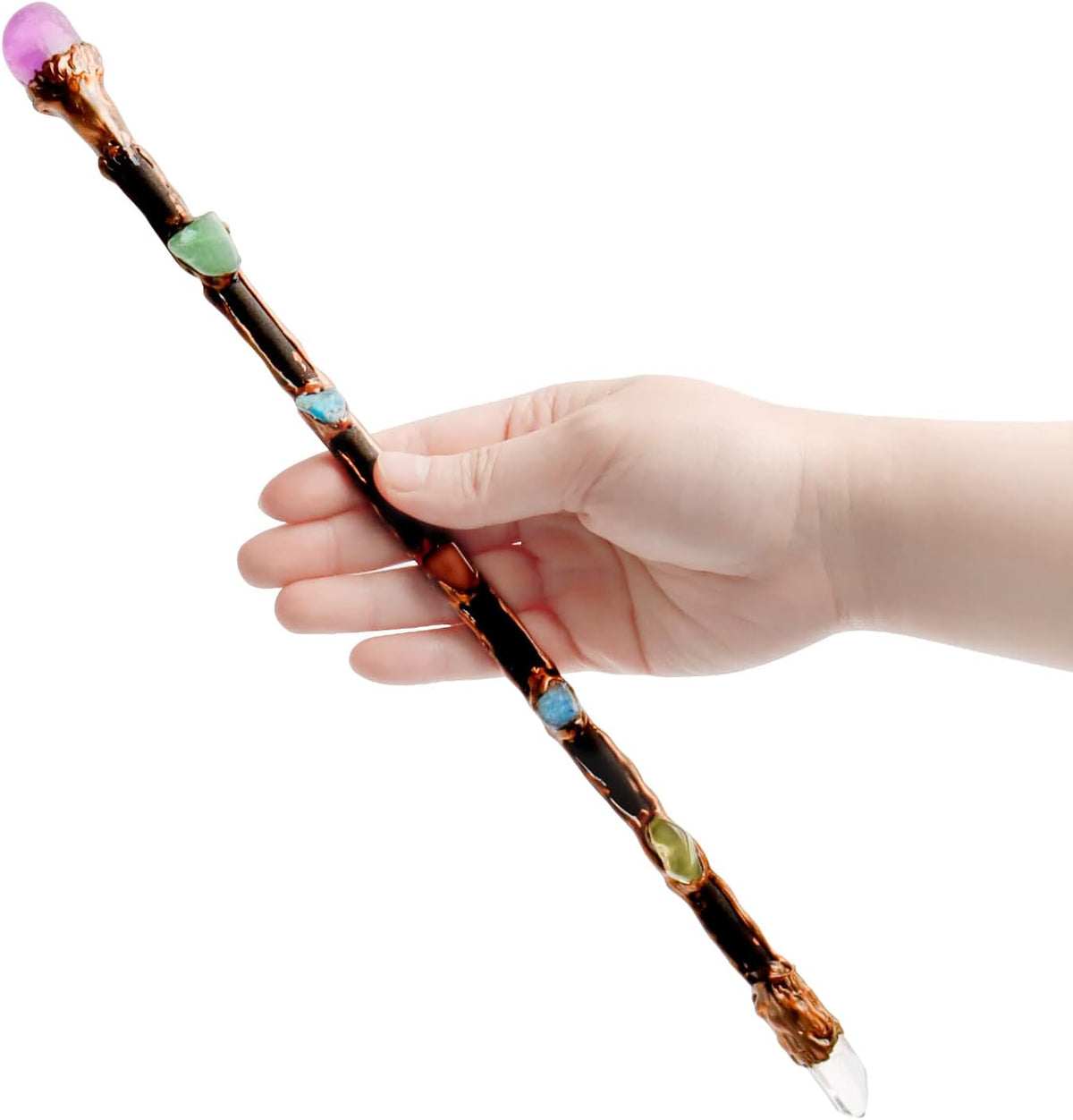 Fine Handcrafted Crystal Magic Wand Wizard Wand for Witches - C
