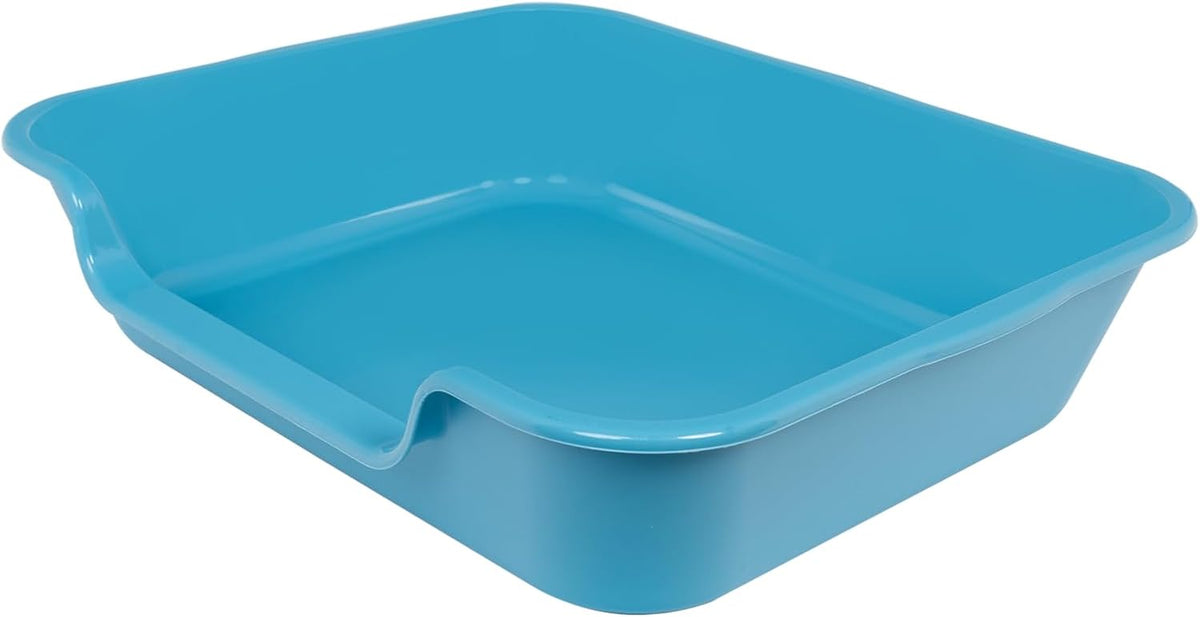 1 Pack of Extra Large Cat Litter Box - Large (Pack of 1) / Light Blue