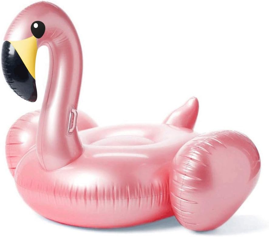Jasonwell Giant Inflatable Flamingo Swan Pegasus Pool Float Summer - Rose Pink / X-Large