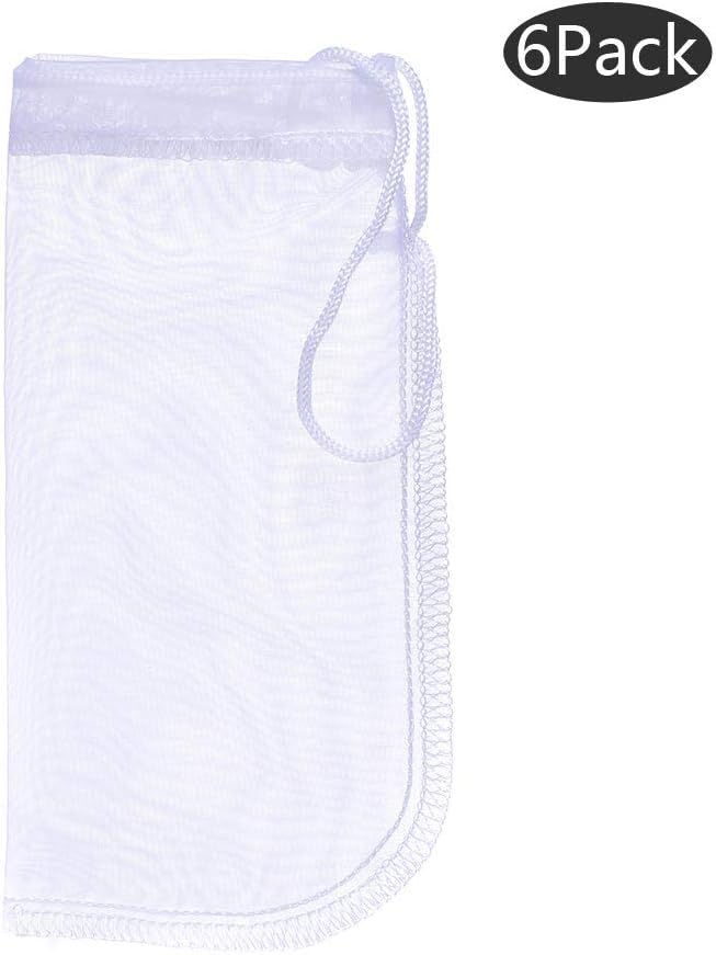 Aquarium Extra Fine Media Filter Bag 7.5"*3.6" 3 Pack – Essentials for Fish - 7.5"*3.6" (6 pack) - image 2