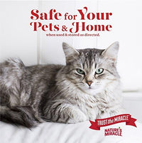 Nature's Miracle Advanced Cat Stain and Odor Eliminator Spray, Severe Mess Enzymatic Formula, Sunny Lemon Scent, 1 Gal