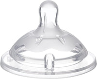 Chicco Natural Feeling Baby Bottle Nipple for 4 Months+ - Flexible, Comfortable, and Natural Feeding Experience
