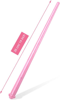 Gejoy 2 Pcs Magic Wand for Kid Light up with Sound - Pink - image 2