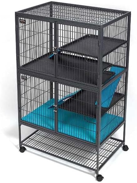 MidWest Homes for Pets Ferret Nation Exit Ramp & Cover for Ferret - 34.5"L x 22.5"W x 1.0"H / Teal and Purple