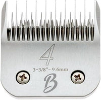 Detachable A Series 4 Blade Dog Grooming Skip Tooth Cuts Length 3 3/8" - 9.6mm Japanese High Carbon Steel Dog Grooming Blade Supplies | Detachable Blade Clippers (Compatible A5 Series(B4)
