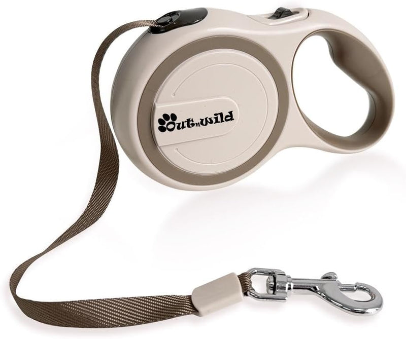OUTnWILD Retractable Dog Leash - Khaki / M