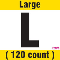 zetpo Cat Nail Caps | Cat Claw Covers | with Adhesives and Applicators (L, 12x Colors/Luna | 120 pcs)