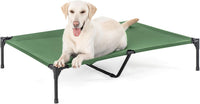 Garnpet Elevated Dog Bed for Large Dogs - Green / X-Large