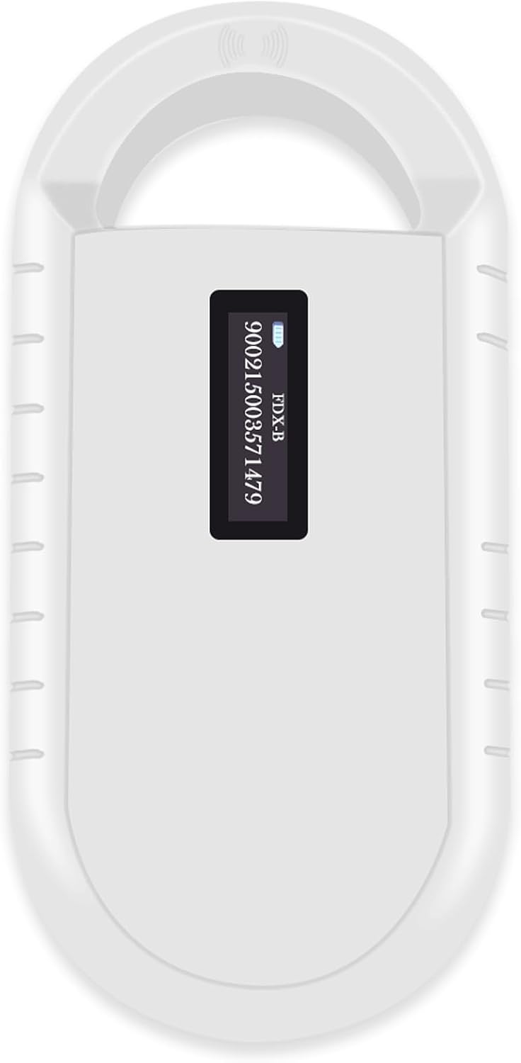 Smoostart Microchip Scanner Compatible with FDX-B/EMID Microchip – Essentials for Cats