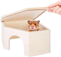 Niteangel Birch Chamber-Maze Hamster Hideout - 1 Chamber Hideout-Large