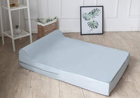 KOPEKS Orthopedic Memory Foam Dog Bed 7" Inch Thick Extra Large Dog Bed With Pillow Grey 50"x34"x10" Includes Waterproof Liner and Durable Removable Cover With Smart Design