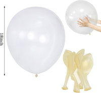 ASIYUHY Red Balloons 18 Inch 12 Pack Large Latex Party Balloons – Fun for Kids & Family - Transparent Balloon - image 3