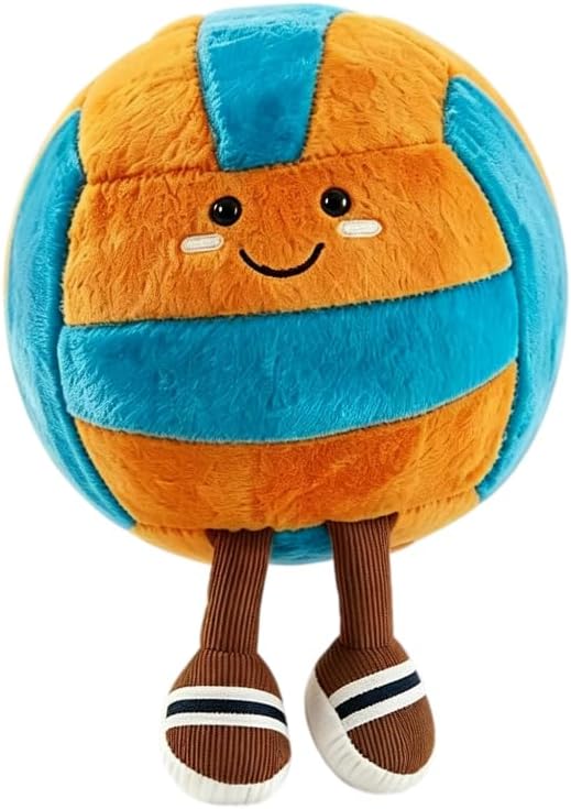 Xiyuan 12 inch rugby plush toy with smiling face and feet - view 5