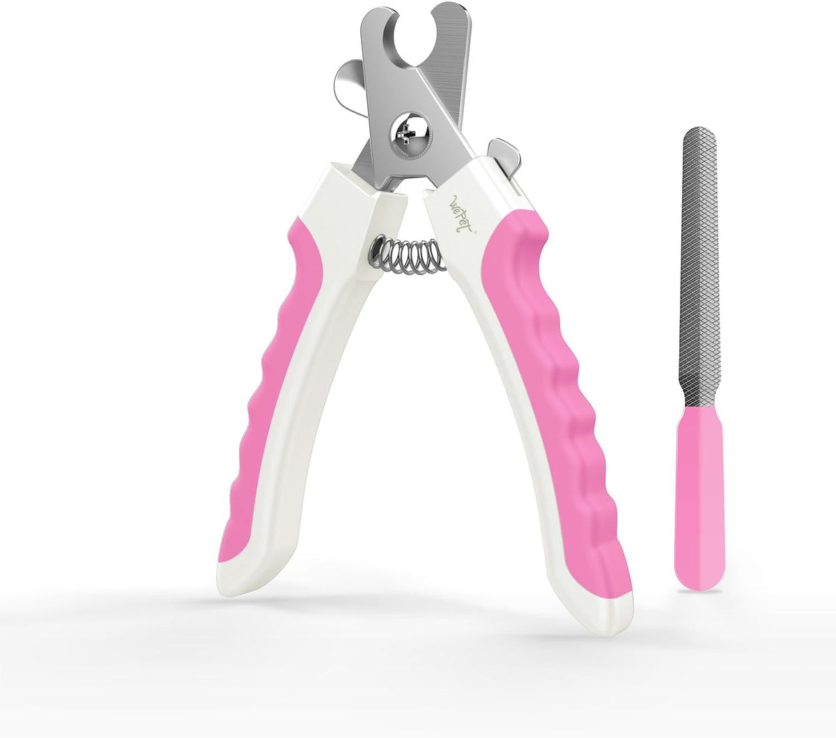 Dog Nail Clippers U10.1, Dog Nail Trimmer Large Breed with Quick Sensor, Razor Sharp Blade - #11 Rose Pink