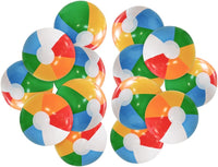 12'' Beach Ball for Kids: 14 Pack Beach Balls Bulk Inflatable Pool