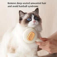Pet Grooming Brush for Cats & Dogs –Cat Brushes for Indoor Cats,Grooming Brushes With Massage Function for Short & Long Hair, Removes Loose Fur & Undercoat – Self-Cleaning Slicker Brush- Green