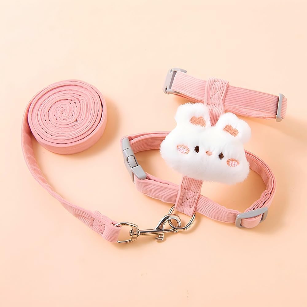Cat Harness and Leash Set, Cat Harness Escape Proof - B / Middle