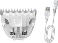 Dog Clippers,Quiet Washable USB Rechargeable Cordless Dog Grooming Kit,Electric Pets Hair Trimmers - Blade & Cable Kit