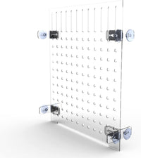 Aquarium Fish Tank Divider Acrylic Isolation Grid Board with Suction - 30x40cm
