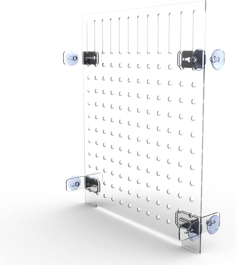 Aquarium Fish Tank Divider Acrylic Isolation Grid Board with Suction - 30x40cm