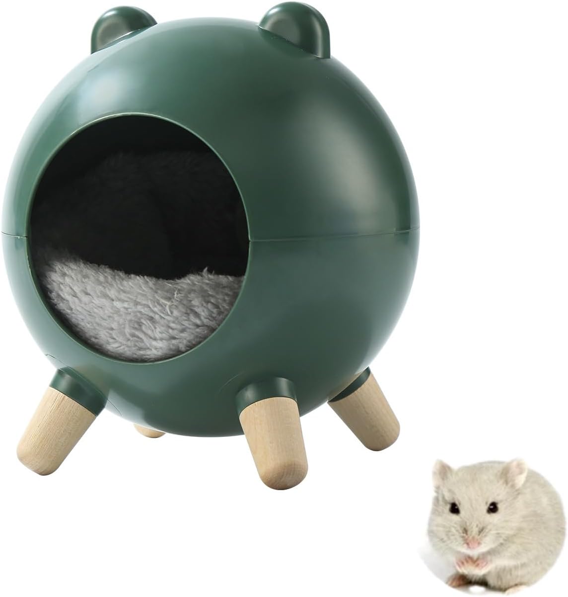 TUTU&LELE Hamster Hideout Space Elf Nest - Green
