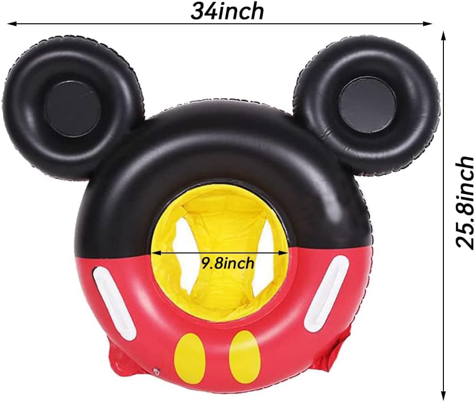 Umbresen Baby Swimming Float - Red Mouse - image 4