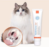 PetO'Cera Cat Cream - Hair Loss & Itch Relief for Hot Spots, Rashes, Allergies & Dry Skin - Soothing Moisturizer for Paws, Face & Body - pH Balanced & Lick-Safe Formula for Cats, Bundle 2.7oz