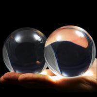 DSJUGGLING two clear acrylic 55 mm contact juggling balls for beginners