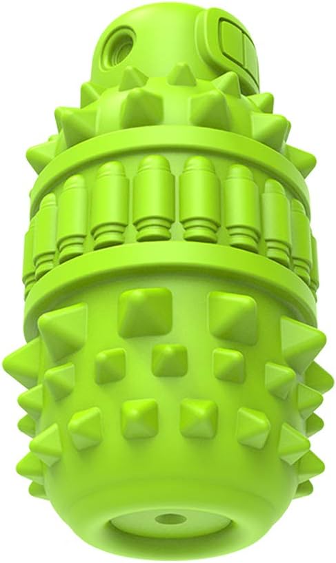 Natural Rubber Squeaky Dog Chew Toy for Large Aggressive Chewers – Essentials for Dogs - Green / Large（For 55–90 lb dogs） (Pack of 1) - image 4