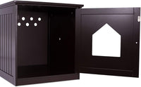 INTERNET'S BEST Decorative Cat House & Side Table, Nightstand - image 2