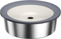 No Spill Dog Water Bowl, 1.5L Stainless Steel Slow Drinking Water Dish Dispenser, Spilling Drip - 1.5L