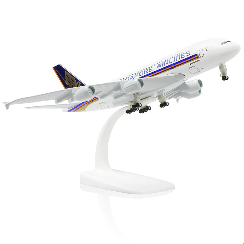 A380 France 1/300 Die-cast Metal Airplane Model Sky Jumbo – Fun for Kids & Family - F. Singapore
