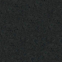American Floor Mats 1/4in (7mm) Thick Solid Black 4' x 25' Heavy Duty Rubber Rolls, Protective Exercise Mats, Home Gym Rubber Flooring