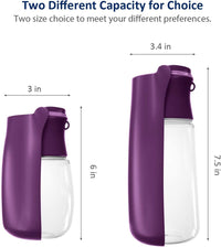 WePet Foldable Portable Dog Water Bottle Puppy Water Dispenser - #05 Purple / 12 oz - image 4