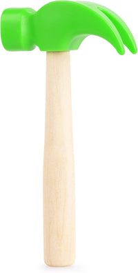 Fowecelt Wooden Hammer Toys Simulation Hammers Maintenance Tools - Green - image 3