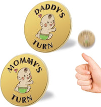 Vichona new parent decision coin reading Mommy's Turn and Daddy's Turn - view 4