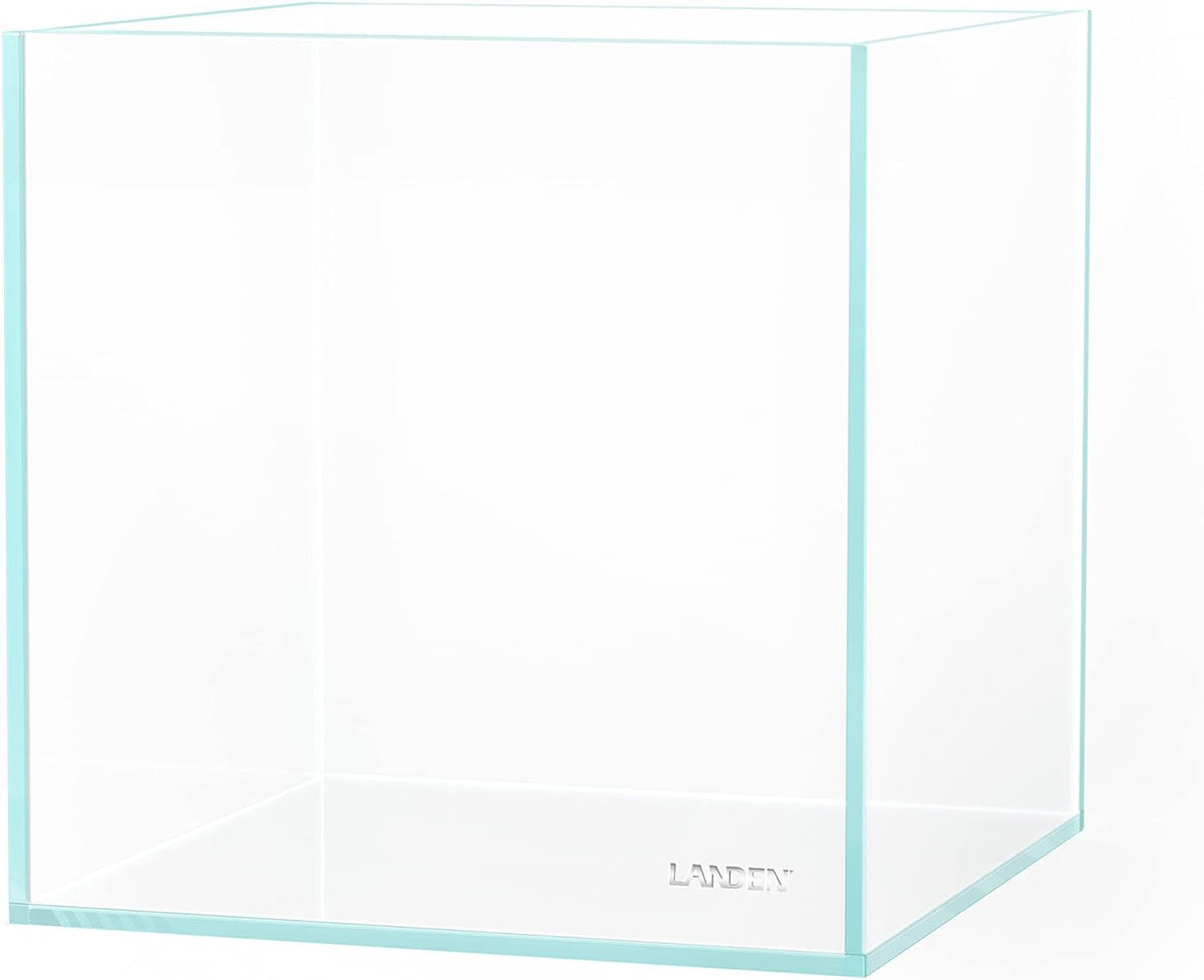 Aquarium 75H 37 Gallon Ultra Clear Glass Rimless Fish Tank – Essentials for Fish - Cube / 02Gal W7.8×D7.8×H7.8 in(20x20x20cm)