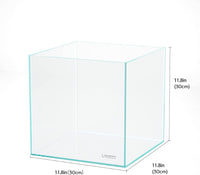 Aquarium 75H 37 Gallon Ultra Clear Glass Rimless Fish Tank – Essentials for Fish - Cube / 06.6Gal W11.8×D11.8×H11.8 in(30x30x30cm) - image 3